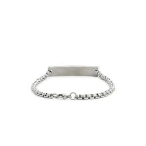 Men Pack Of 2 Silver-Toned Silver-Plated Link Bracelet